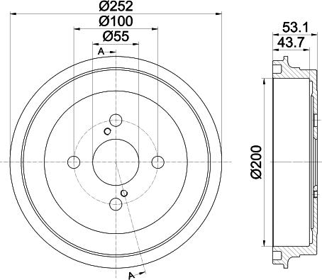 HELLA 8DT 355 301-901 - Jarrurumpu inparts.fi