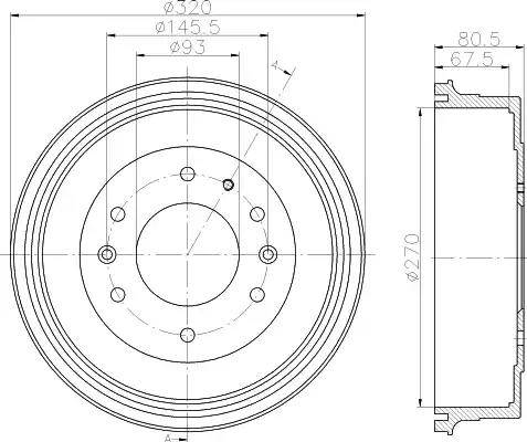 HELLA 8DT 355 301-051 - Jarrurumpu inparts.fi