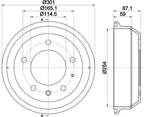 HELLA 8DT 355 302-441 - Jarrurumpu inparts.fi