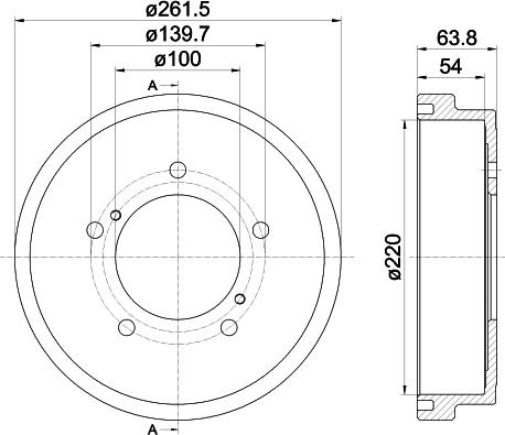 HELLA 8DT 355 302-471 - Jarrurumpu inparts.fi