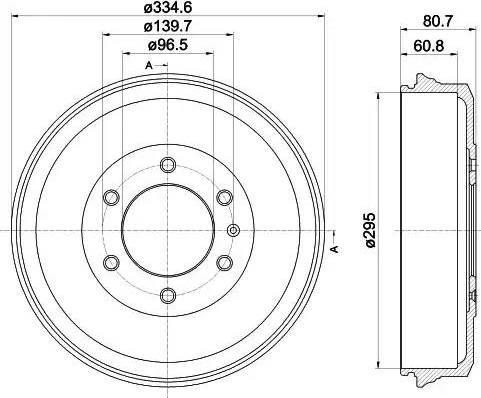 HELLA 8DT 355 302-591 - Jarrurumpu inparts.fi