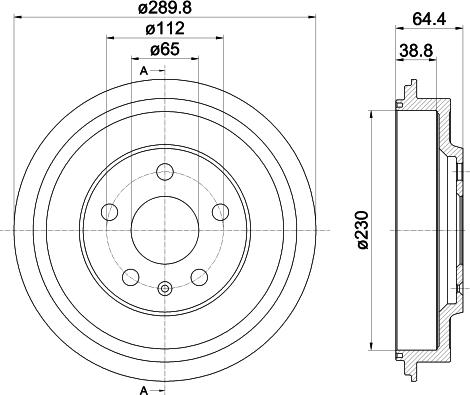 HELLA 8DT 355 302-561 - Jarrurumpu inparts.fi