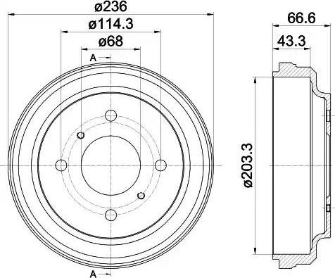 HELLA 8DT 355 302-531 - Jarrurumpu inparts.fi