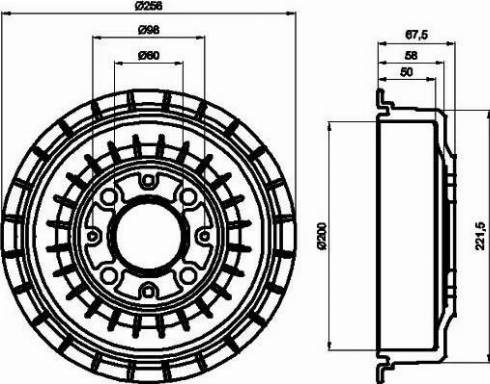 HELLA 8DT 355 302-271 - Jarrurumpu inparts.fi