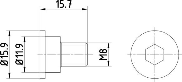 HELLA 8DZ 355 209-031 - Ruuvi, jarrulevy inparts.fi