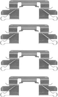 HELLA 8DZ 355 204-941 - Tarvikesarja, jarrupala inparts.fi