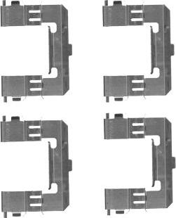 HELLA 8DZ 355 204-571 - Tarvikesarja, jarrupala inparts.fi