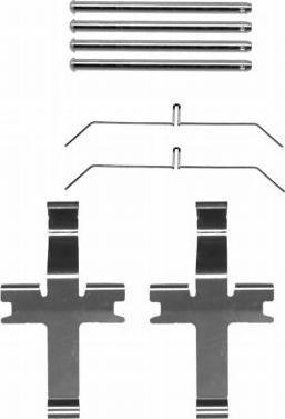 HELLA 8DZ 355 204-171 - Tarvikesarja, jarrupala inparts.fi