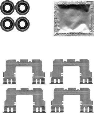 HELLA 8DZ 355 204-771 - Tarvikesarja, jarrupala inparts.fi