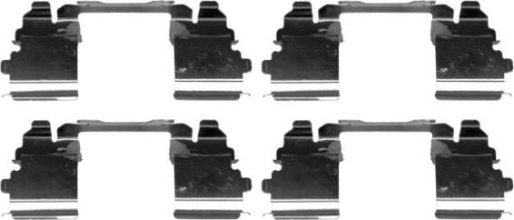 HELLA 8DZ 355 205-401 - Tarvikesarja, jarrupala inparts.fi