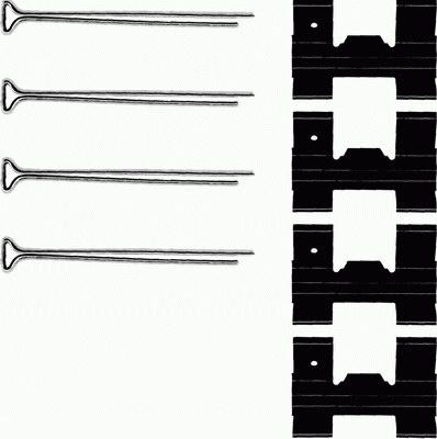 HELLA 8DZ 355 206-511 - Tarvikesarja, jarrupala inparts.fi