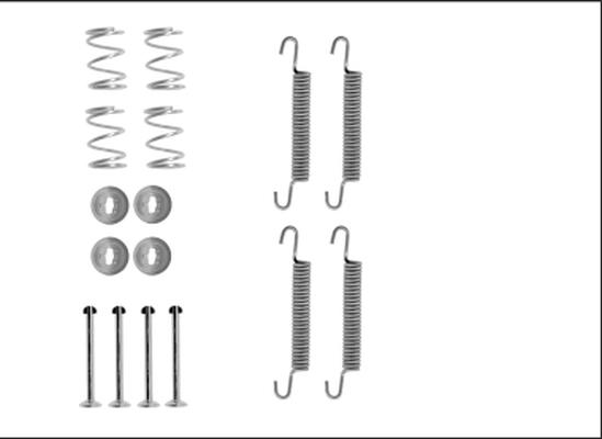 HELLA 8DZ 355 206-141 - Tarvikesarja, seisontajarru inparts.fi