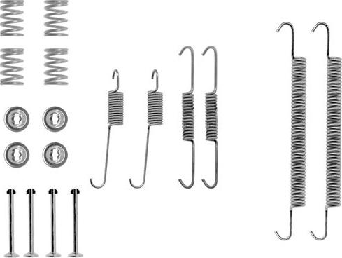 HELLA 8DZ 355 200-441 - Tarvikesarja, jarrukengät inparts.fi