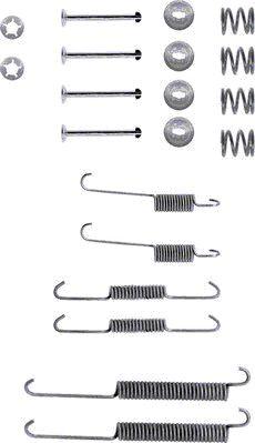 HELLA 8DZ 355 200-411 - Tarvikesarja, jarrukengät inparts.fi