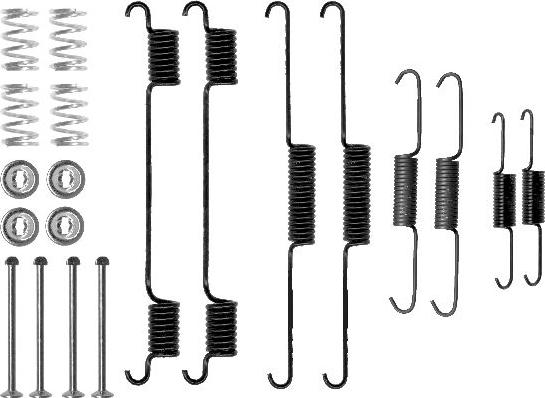 HELLA 8DZ 355 200-661 - Tarvikesarja, jarrukengät inparts.fi