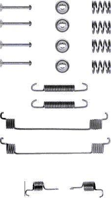 HELLA 8DZ 355 200-101 - Tarvikesarja, jarrukengät inparts.fi