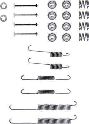 HELLA 8DZ 355 200-111 - Tarvikesarja, jarrukengät inparts.fi