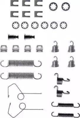 HELLA 8DZ 355 200-181 - Tarvikesarja, jarrukengät inparts.fi