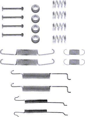 HELLA 8DZ 355 200-131 - Tarvikesarja, jarrukengät inparts.fi