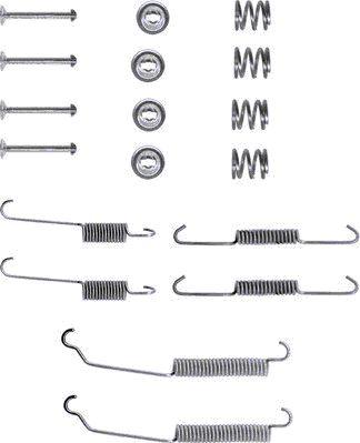 HELLA 8DZ 355 200-201 - Tarvikesarja, jarrukengät inparts.fi