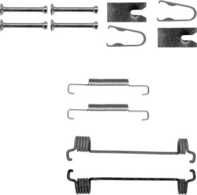 HELLA 8DZ 355 201-961 - Tarvikesarja, seisontajarru inparts.fi