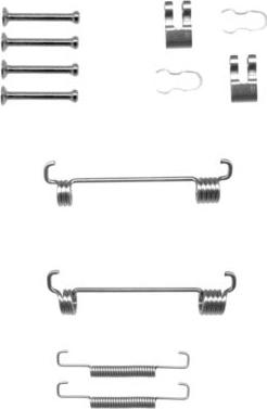 HELLA 8DZ 355 201-901 - Tarvikesarja, seisontajarru inparts.fi