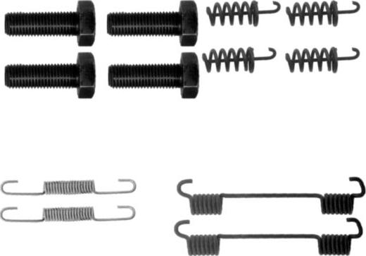 HELLA 8DZ 355 201-911 - Tarvikesarja, seisontajarru inparts.fi