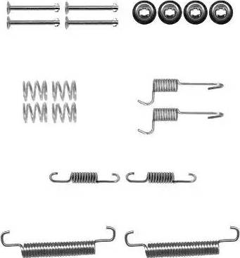 HELLA 8DZ 355 201-041 - Tarvikesarja, jarrukengät inparts.fi