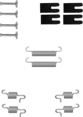 HELLA 8DZ 355 201-891 - Tarvikesarja, seisontajarru inparts.fi