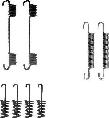 HELLA 8DZ 355 201-781 - Tarvikesarja, seisontajarru inparts.fi