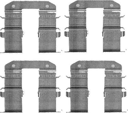 HELLA 8DZ 355 203-351 - Tarvikesarja, jarrupala inparts.fi