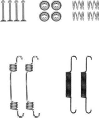 HELLA 8DZ 355 202-001 - Tarvikesarja, seisontajarru inparts.fi