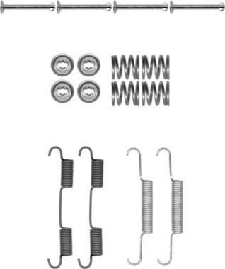 HELLA 8DZ 355 202-071 - Tarvikesarja, seisontajarru inparts.fi