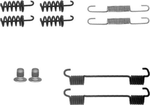 HELLA 8DZ 355 202-111 - Tarvikesarja, seisontajarru inparts.fi