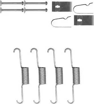 HELLA 8DZ 355 202-131 - Tarvikesarja, seisontajarru inparts.fi