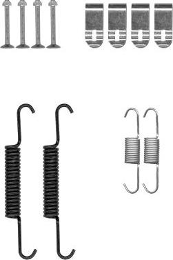 HELLA 8DZ 355 202-121 - Tarvikesarja, seisontajarru inparts.fi