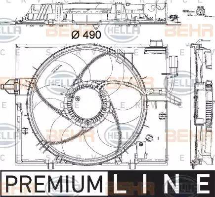 HELLA 8EW 351 040-431 - Tuuletin, moottorin jäähdytys inparts.fi