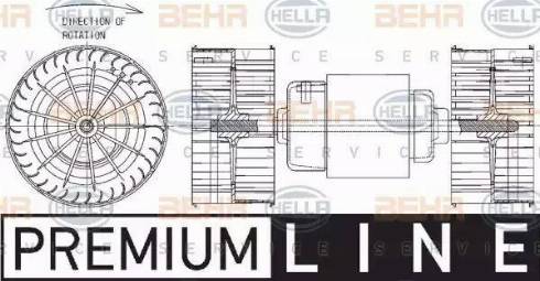 HELLA 8EW 351 043-381 - Sisätilapuhallin inparts.fi