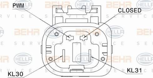 HELLA 8EW 351 151-071 - Tuuletin, moottorin jäähdytys inparts.fi