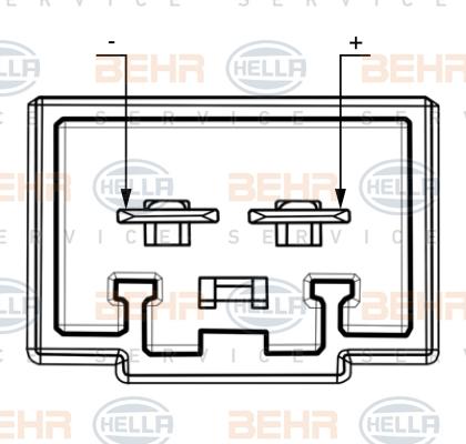 HELLA 8EW 351 151-131 - Sisätilapuhallin inparts.fi