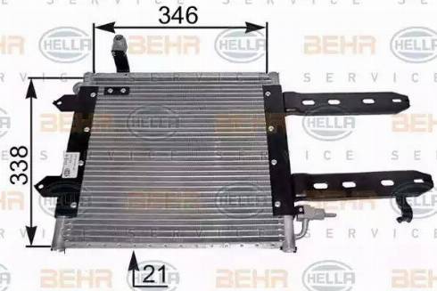 HELLA 8FC 351 037-421 - Lauhdutin, ilmastointilaite inparts.fi