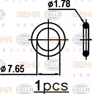 HELLA 8FC 351 300-241 - Lauhdutin, ilmastointilaite inparts.fi