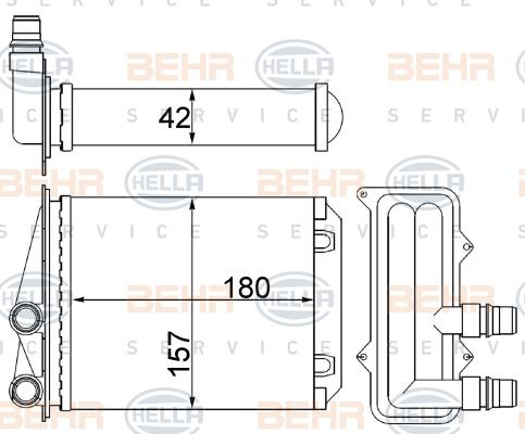 HELLA 8FH 351 511-534 - Lämmityslaitteen kenno inparts.fi