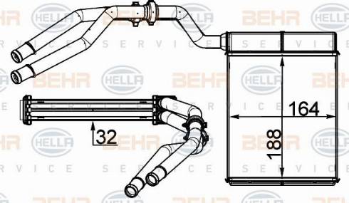 HELLA 8FH 351 511-684 - Lämmityslaitteen kenno inparts.fi