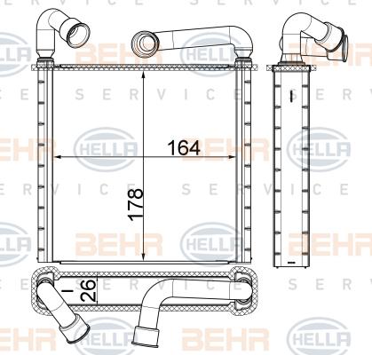 HELLA 8FH 351 511-634 - Lämmityslaitteen kenno inparts.fi