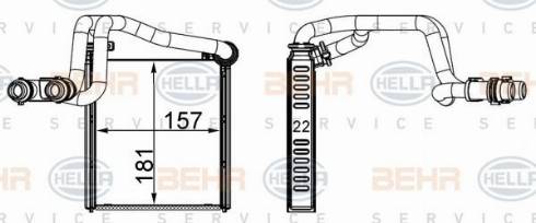 HELLA 8FH 351 511-624 - Lämmityslaitteen kenno inparts.fi