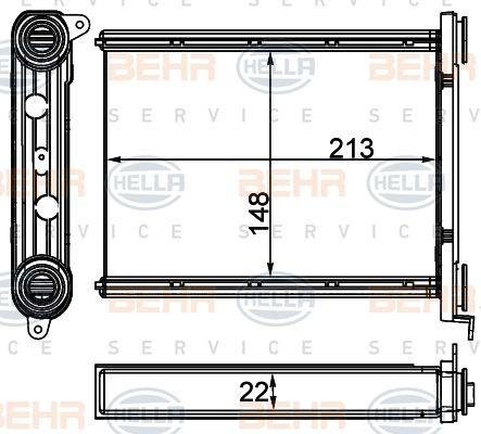 HELLA 8FH 351 511-704 - Lämmityslaitteen kenno inparts.fi