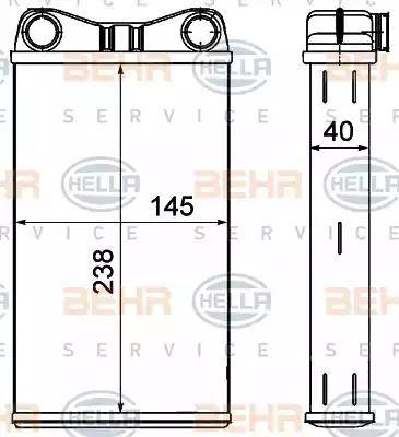 HELLA 8FH 351 000-541 - Lämmityslaitteen kenno inparts.fi