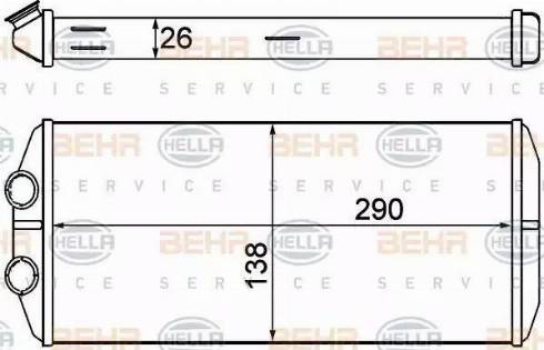 HELLA 8FH 351 000-631 - Lämmityslaitteen kenno inparts.fi