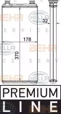 HELLA 8FH 351 000-381 - Lämmityslaitteen kenno inparts.fi